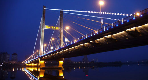 【吉林】臨江門大橋夜景亮化工程